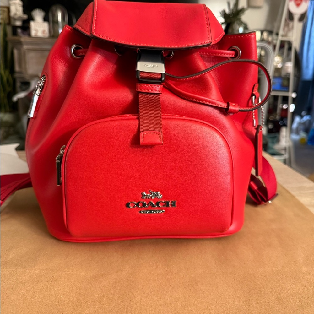 Coach Miami Red Pace Backpack bag CR100